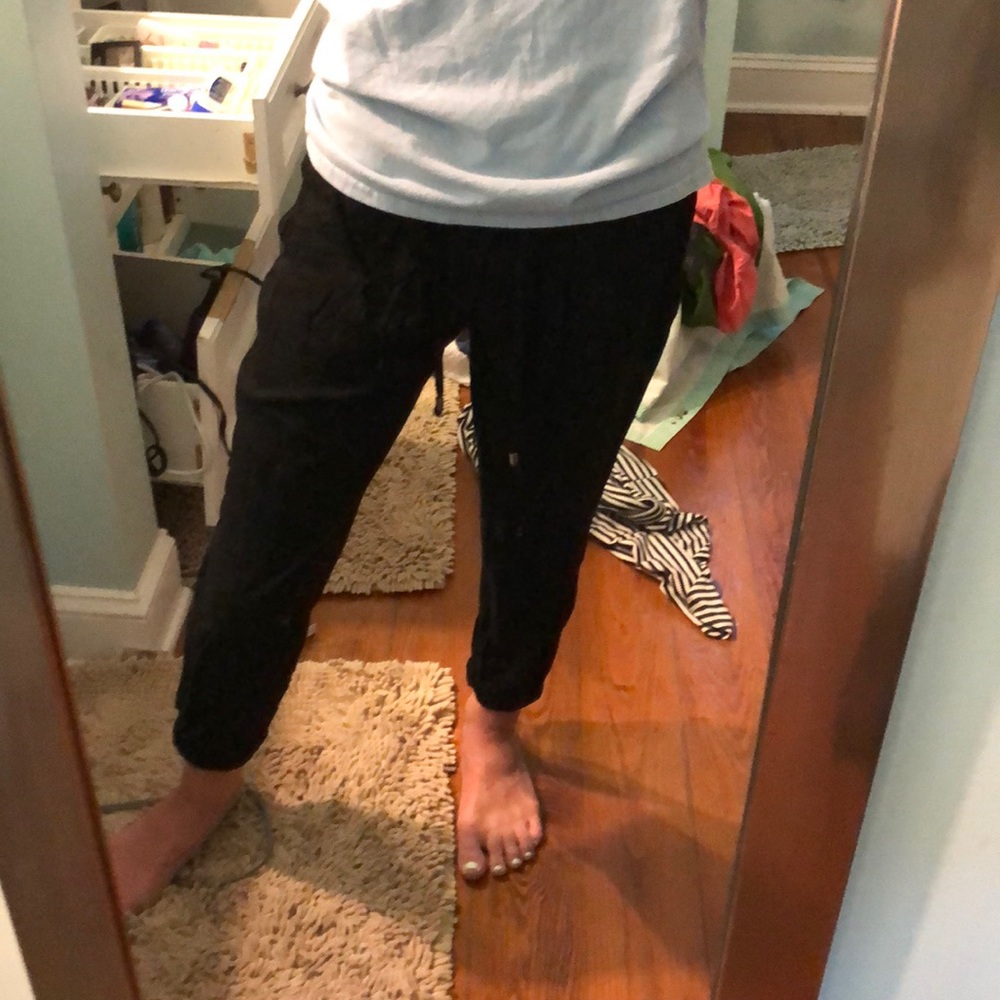 black old navy joggers size S